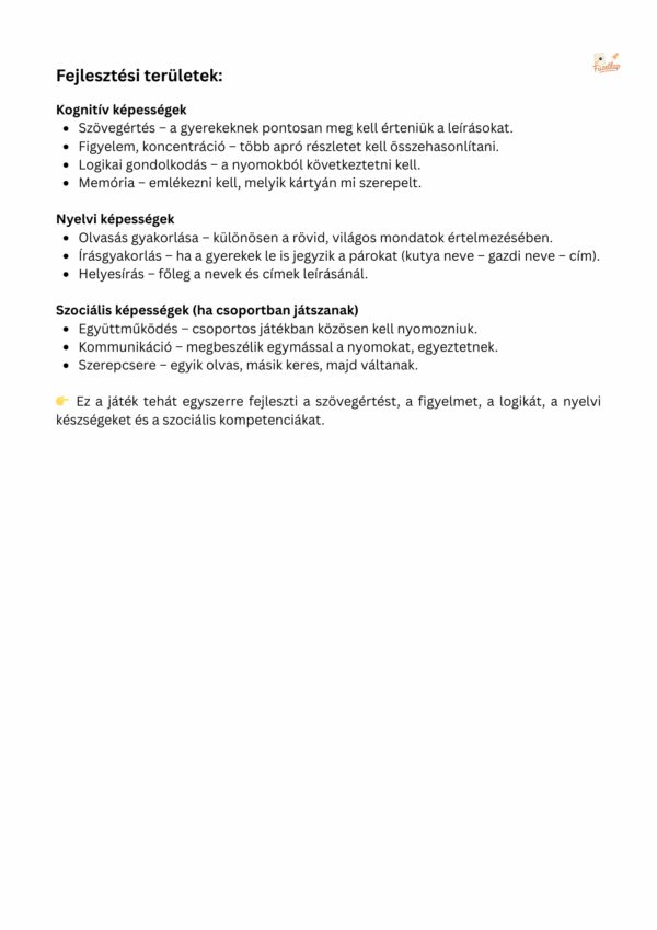 Frissített Kutyás nyomozás PDF feladatlap