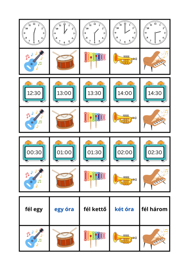 Fedd le az órát! - extra - PDF - feladatlap