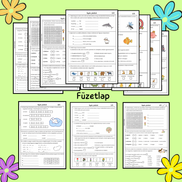 Megoldások(9) Magyar nyelvi játékok PDF feladatlapcsomag