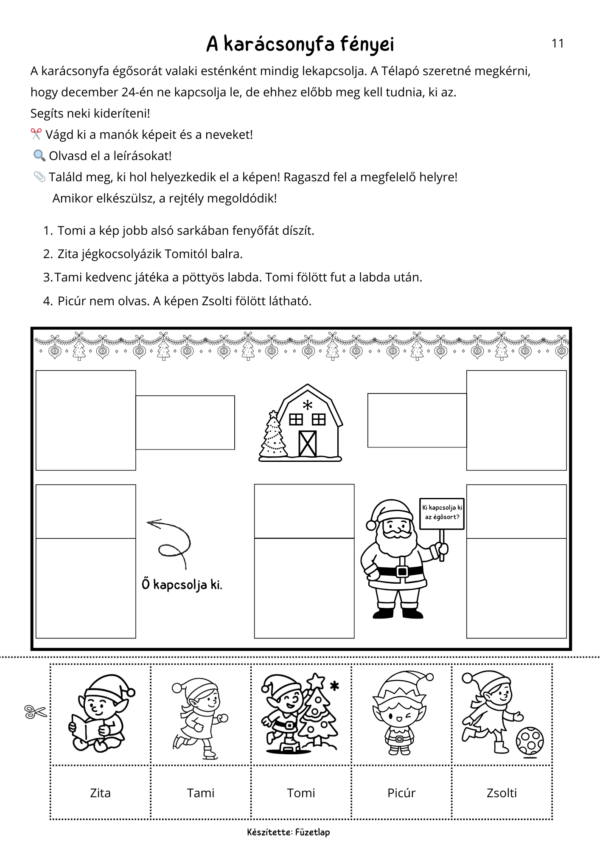 11 Téli nyomozás – logikai feladatlapgyűjtemény gyerekeknek (PDF)