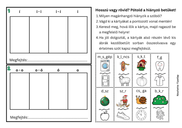 3 Téli nyelvtani gyakorló - játékos feladatlapcsomag (PDF)