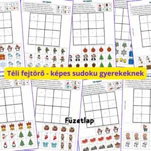 Megoldások(14) Téli fejtörő - képes sudoku PDF