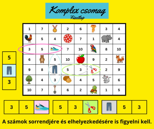 Képes mateknyomozás – Letölthető, nyomtatható KOMPLEX PDF fejlesztőcsomag