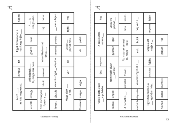 Szólások és közmondások – játékos feladatlapcsomag (PDF)