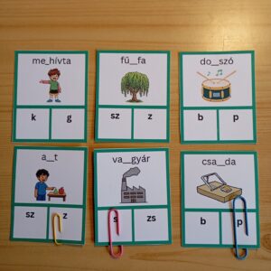 Másképp írjuk, másképp ejtjük – csipeszes kártyagyűjtemény (PDF)