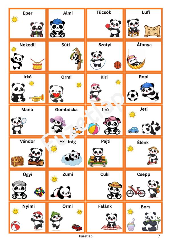 Panda logika – játékos fejlesztő csomag (PDF)