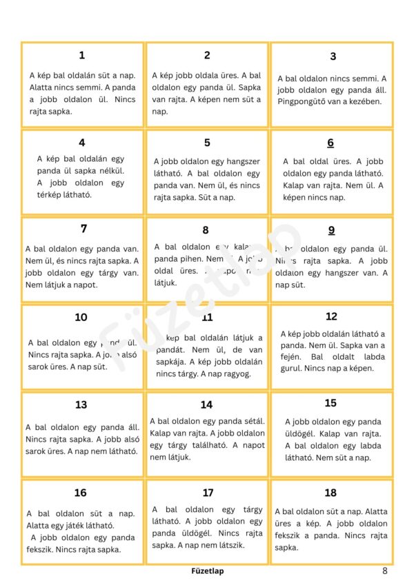 Panda logika – játékos fejlesztő csomag (PDF)