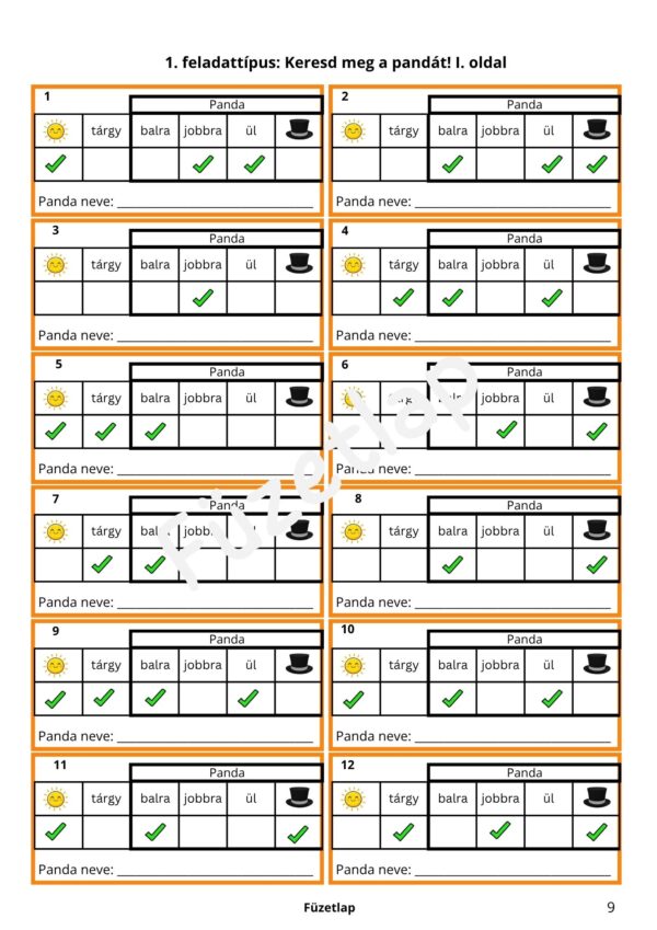 Panda logika – játékos fejlesztő csomag (PDF)
