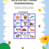 Állatos agytorna korongokkal - nyomtatható játékcsomag