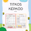 kezdő titkos képkód(5) Titkos képkód számokkal (PDF nyomtatható feladatlap)