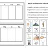 Vágós-ragasztós gyakorló – kiejtéstől eltérő helyesírású szavak - nyomtatható PDF
